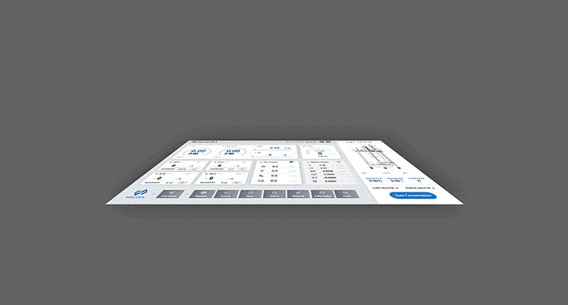 生物反應器操作界面